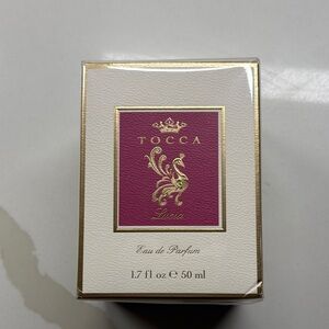 NEW IN BOX Tocca LUCIA Eau de Parfum with Gold and Pink Accents